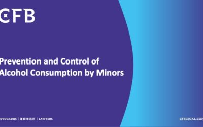 Legal Alert: Prevention and Control of Alcohol Consumption by Minors